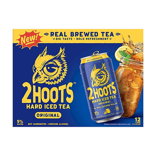 TAG Liquor Stores Liquor Gift Delivery Canada - 2 Hoots Original Hard Iced Tea 12 Pack Cans