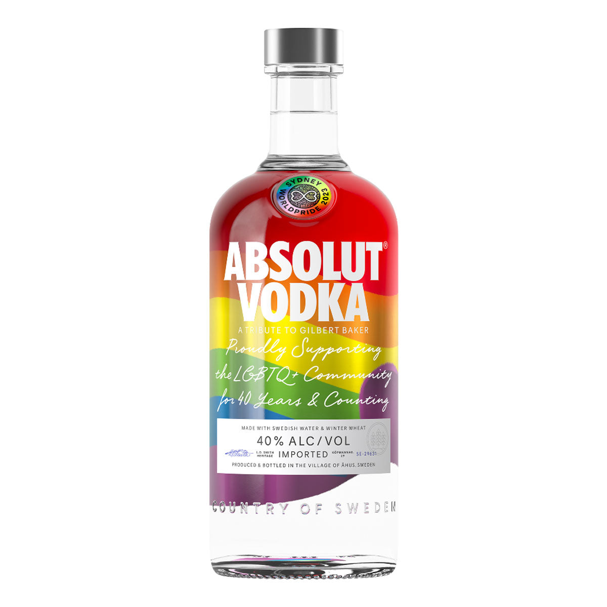TAG Liquor Stores BC - Absolut Rainbow Edition Vodka 750ml-spirit