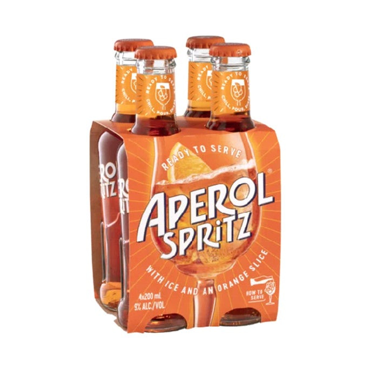 Aperol Spritz 4 Bottle Pack - 200 mL