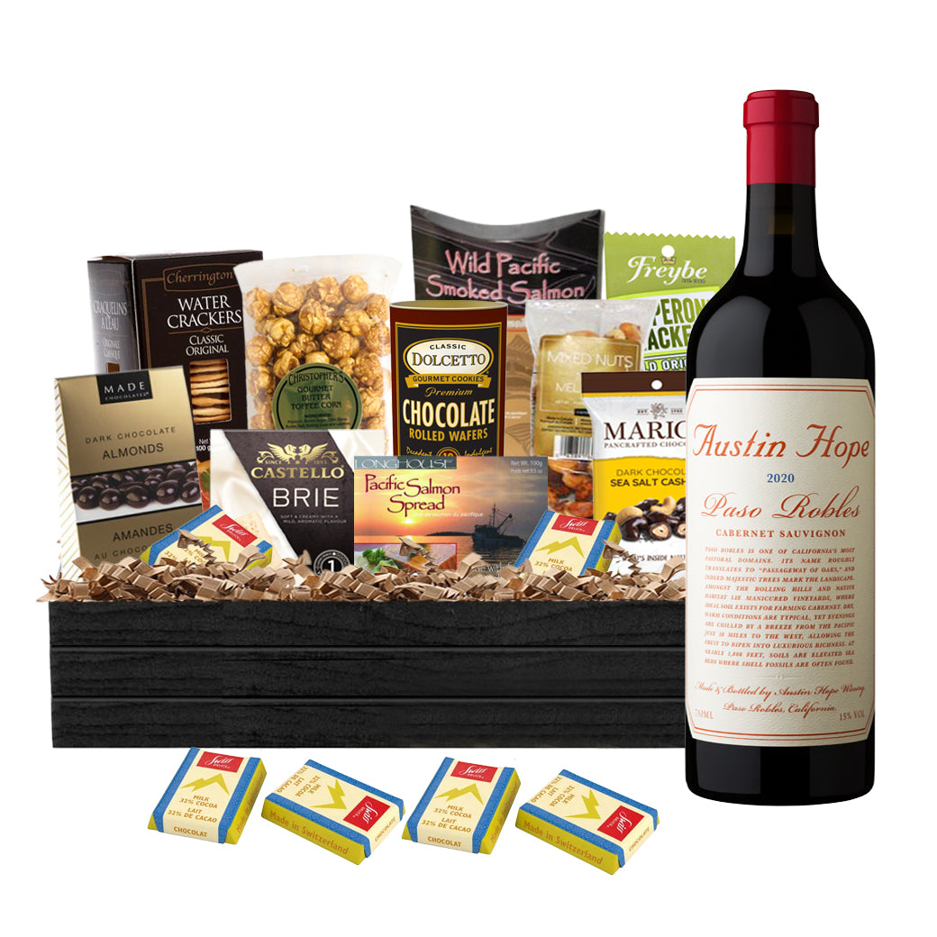 TAG Liquor Stores Liquor Gift Delivery Canada - Austin Hope Cabernet Sauvignon Paso Robles 750ml Gift Basket