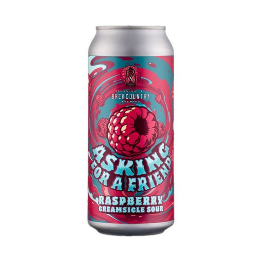 Backcountry Brewing Asking for a Friend Raspberry Creamsicle Sour 473 mL Can