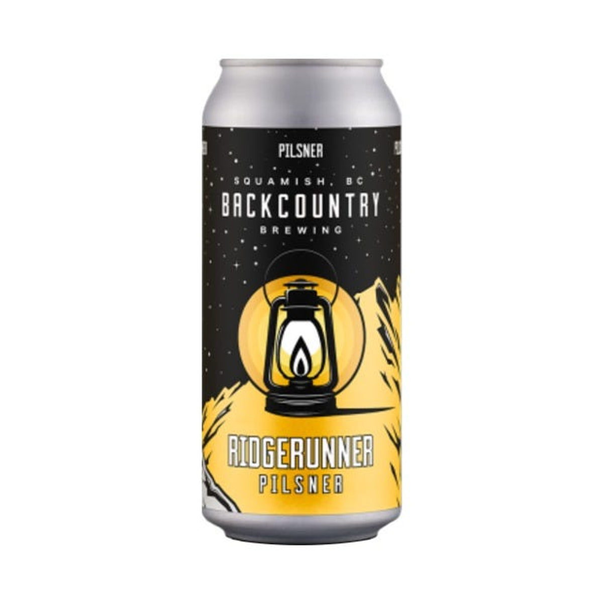 Backcountry Brewing Ridgerunner Pilsner 4 Can Pack 473 mL