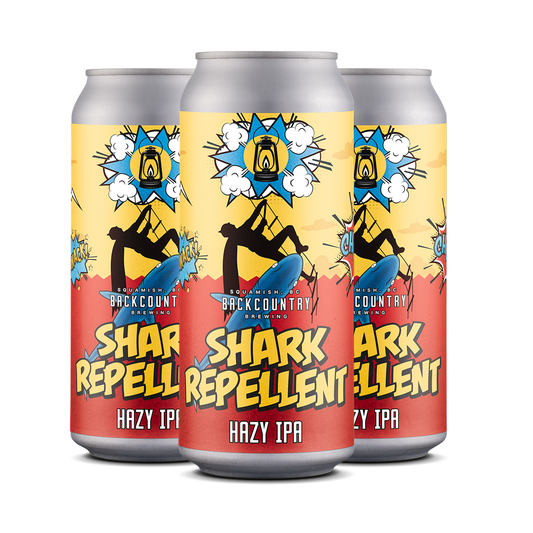 TAG Liquor Stores Liquor Gift Delivery Canada - Backcountry Brewing Shark Repellent Hazy IPA 4 Can Pack