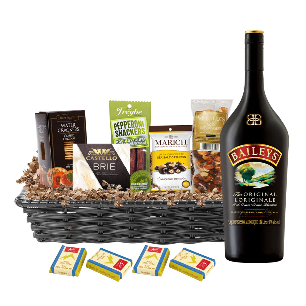 Baileys Irish Cream Liqueur 750ml Gift Basket