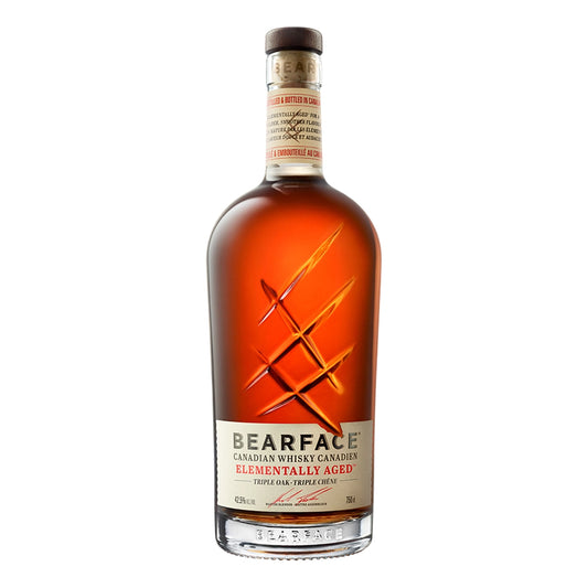 Bearface Triple Oak Canadian Whisky 750ml