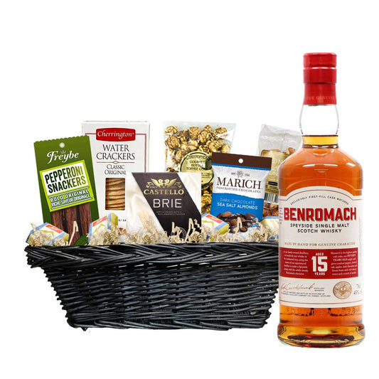TAG Liquor Stores Canada Delivery-Benromach 10 Year Scotch 750ml Corporate Gift Basket-spirits-tagliquorstores.com