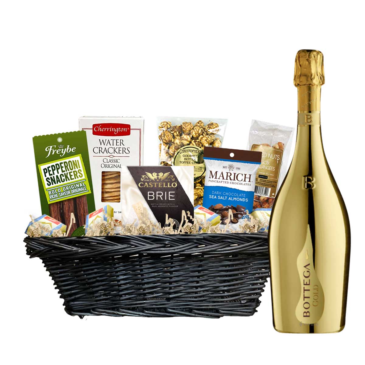 TAG Liquor Stores Canada Delivery-Bottega Gold Prosecco 750ml Corporate Gift Basket-wine-tagliquorstores.com