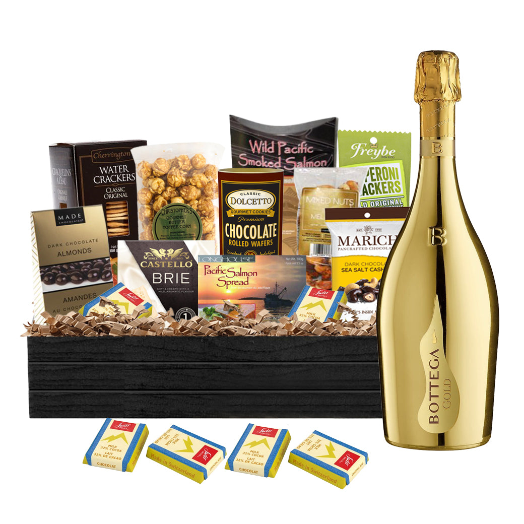 TAG Liquor Stores Liquor Gift Delivery Canada - Bottega Gold Prosecco 750ml Gift Basket