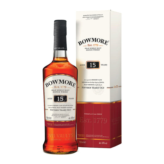 Bowmore 15 Year Single Malt Scotch Whisky 750ml