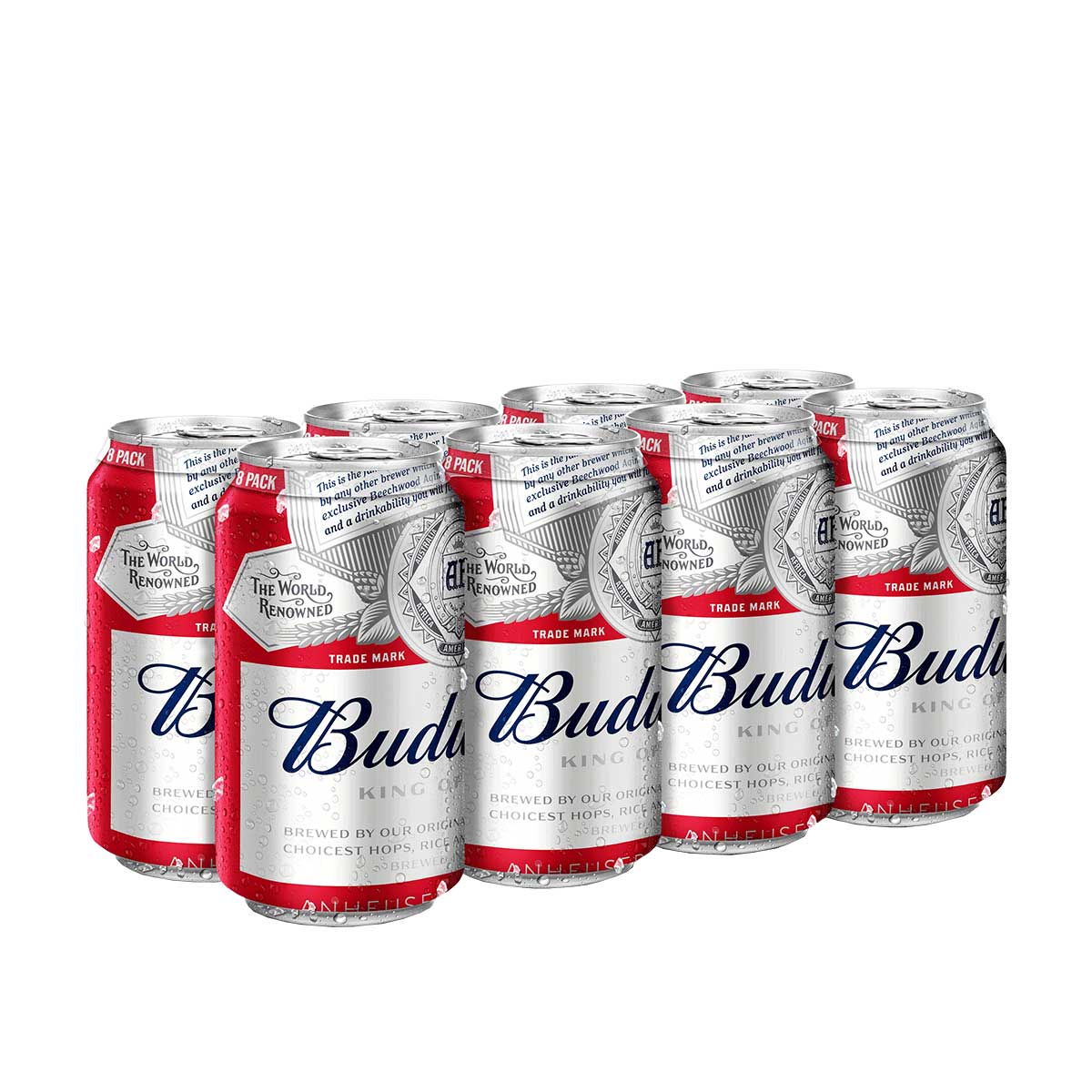 Budweiser 8 Pack Cans