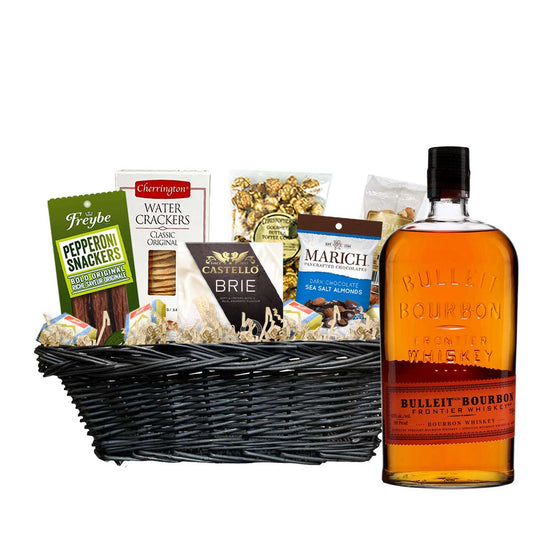 TAG Liquor Stores Canada Delivery-Bulleit Bourbon 750ml Corporate Gift Basket-spirits-tagliquorstores.com