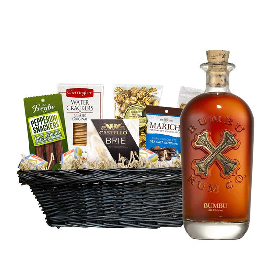 TAG Liquor Stores Canada Delivery-Bumbu Rum 750ml Corporate Gift Basket-spirits-tagliquorstores.com