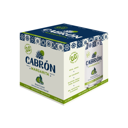 Cabron Non-Alcoholic Margarita 4 Pack Cans