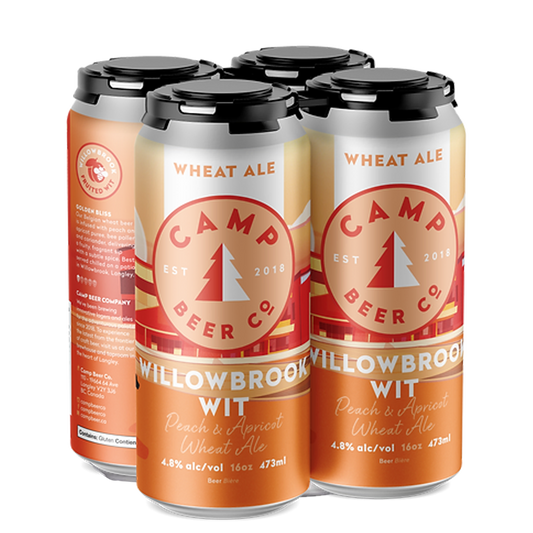 TAG Liquor Stores Liquor Gift Delivery Canada - Camp Beer Co. Willowbrook Wit 4 Can Pack