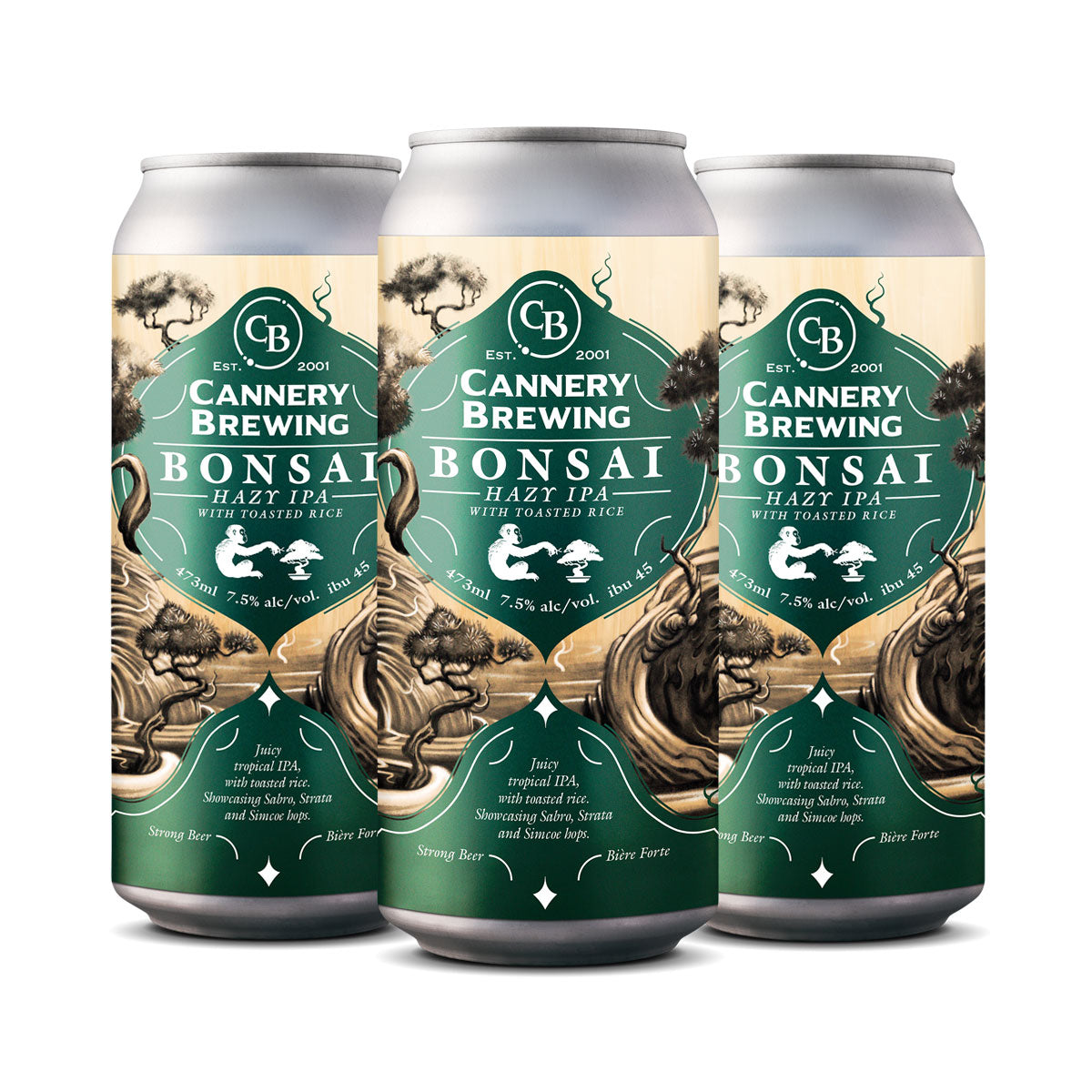 TAG Liquor Stores BC - Cannery Brewing Bonsai Hazy IPA Beer 4 Pack Cans