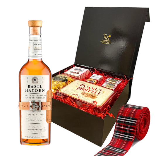 Basil Hayden's 8 Year Kentucky Straight Bourbon Whiskey 750ml Christmas Gift Box