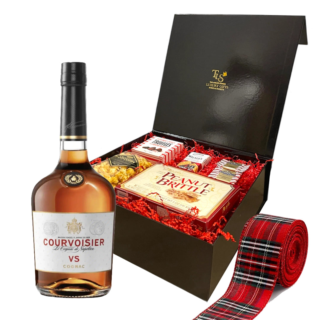 Courvoisier VS Cognac 750ml Christmas Gift Box