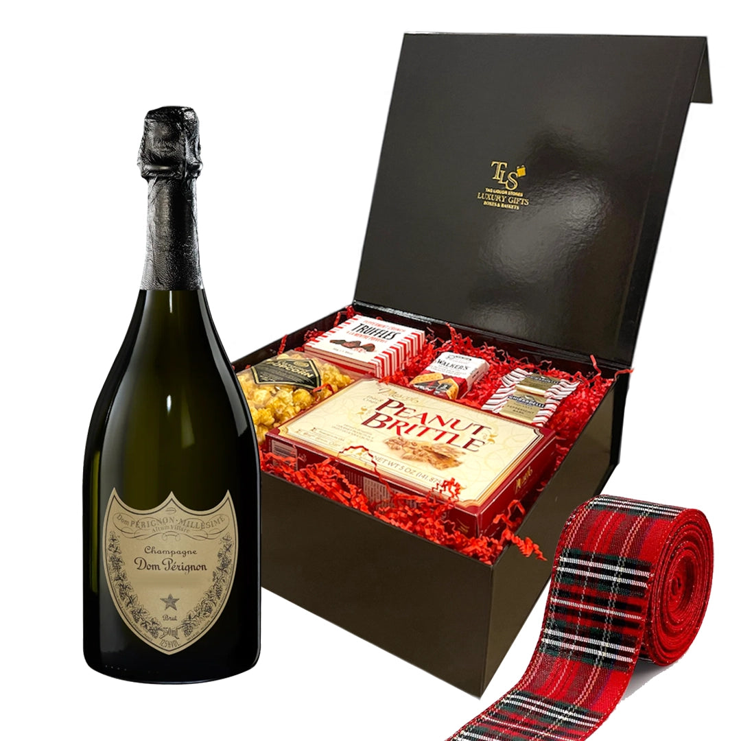 Dom Perignon Champagne 750ml Christmas Gift Box