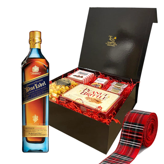 Johnnie Walker Blue Label Scotch Whisky 750ml Christmas Gift Box