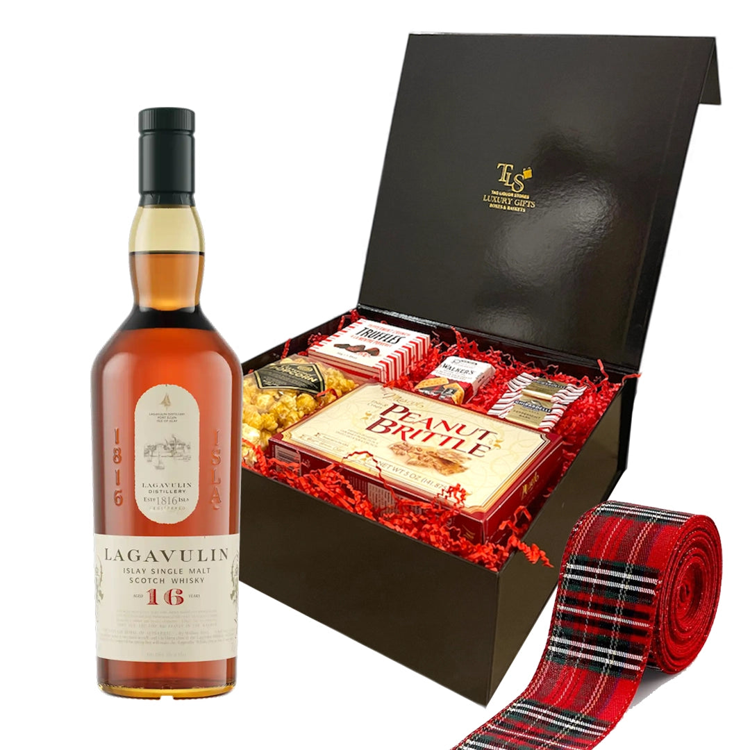 Lagavulin 16 Year Scotch Whisky 750ml Christmas Gift Box