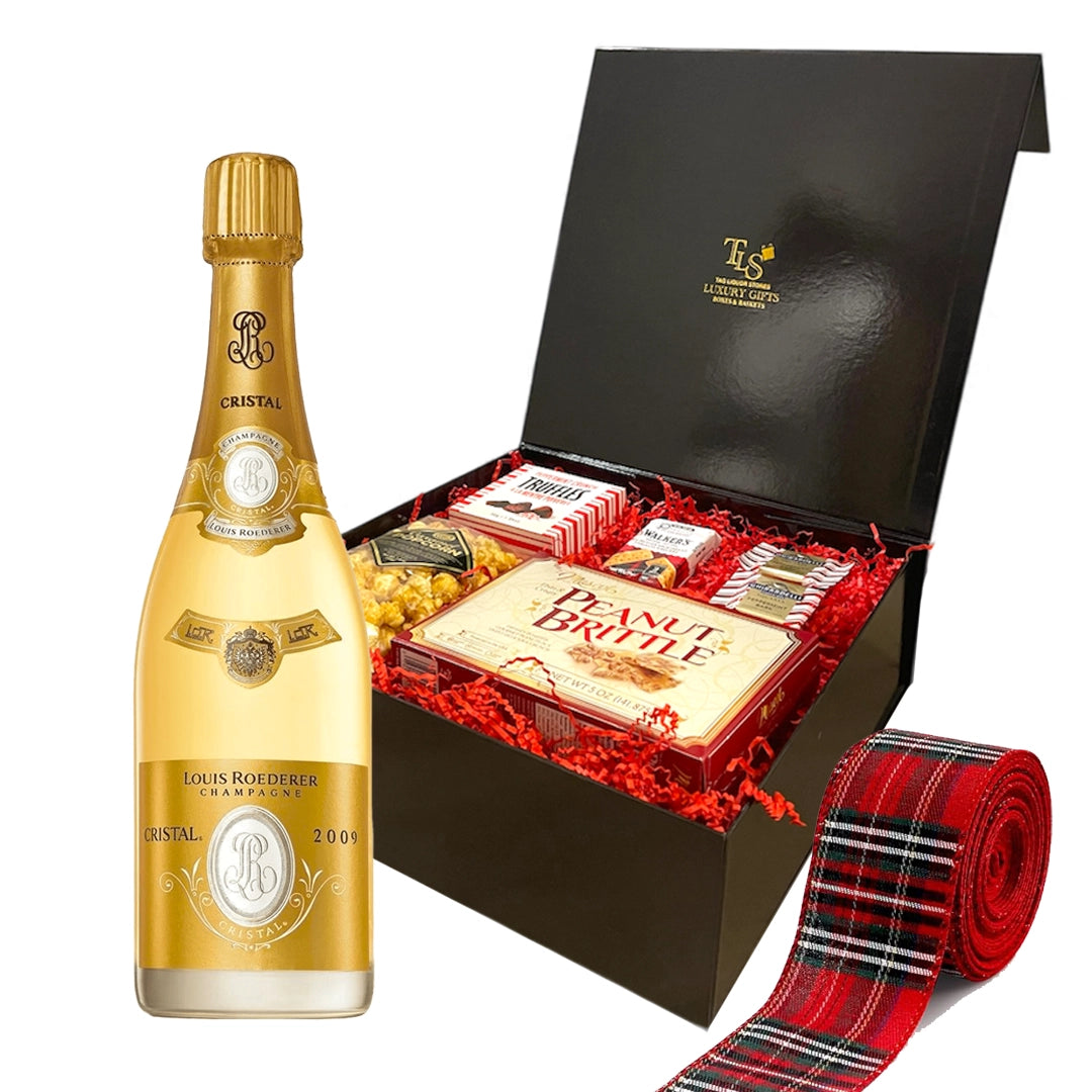 Louis Roederer Cristal Brut Champagne 750ml Christmas Gift Box