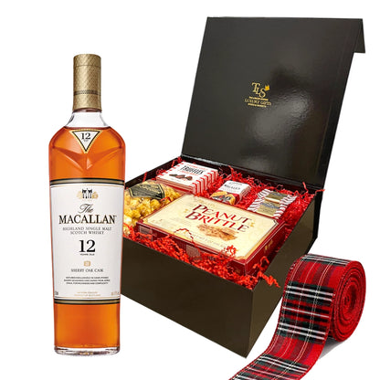 Macallan 12 Year Old Double Cask Scotch Whisky 750ml Christmas Gift Box