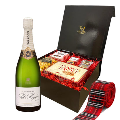 Pol Roger Reserve Brut Champagne 750ml Christmas Gift Box