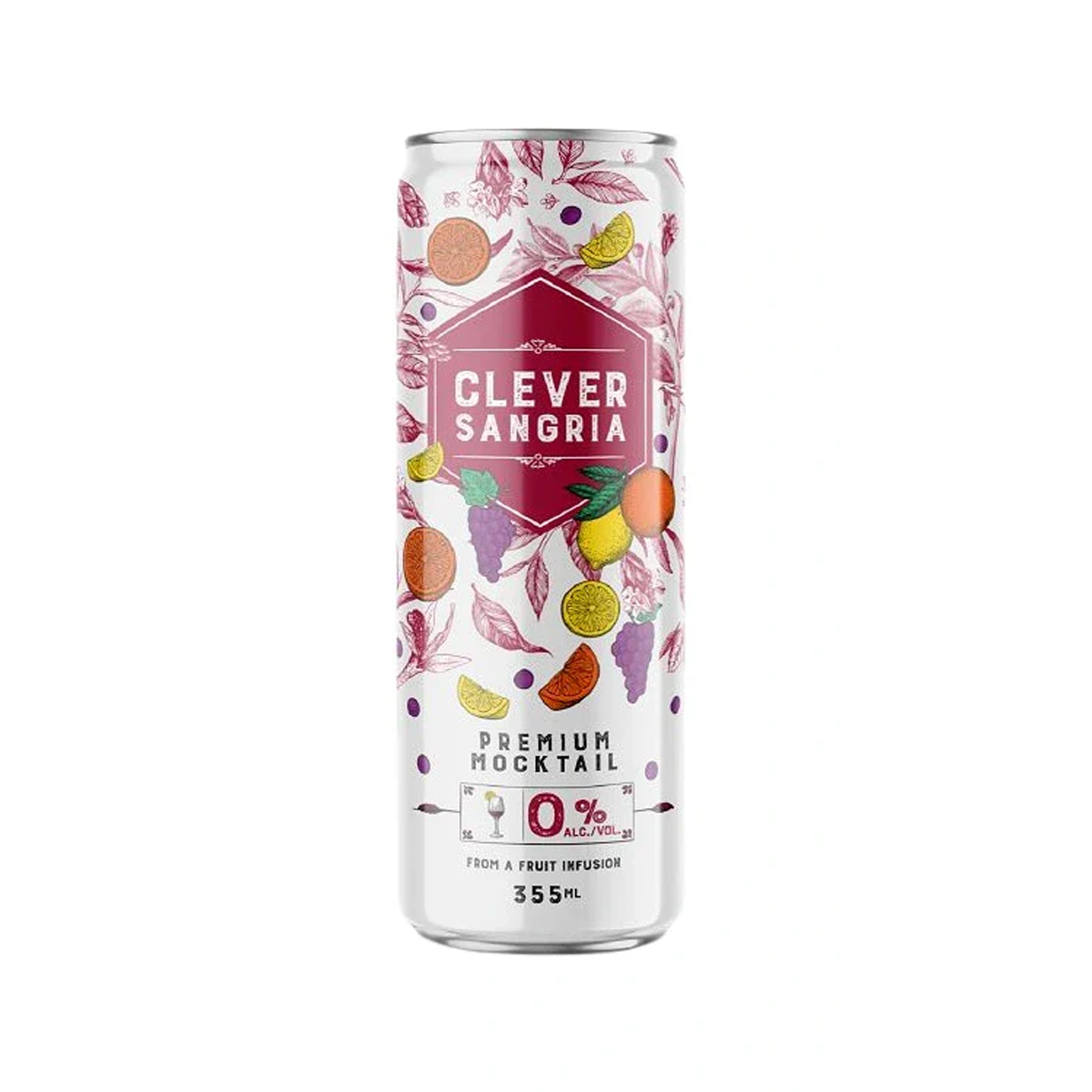 Clever Mocktails Clever Sangria 0% SIngle Can