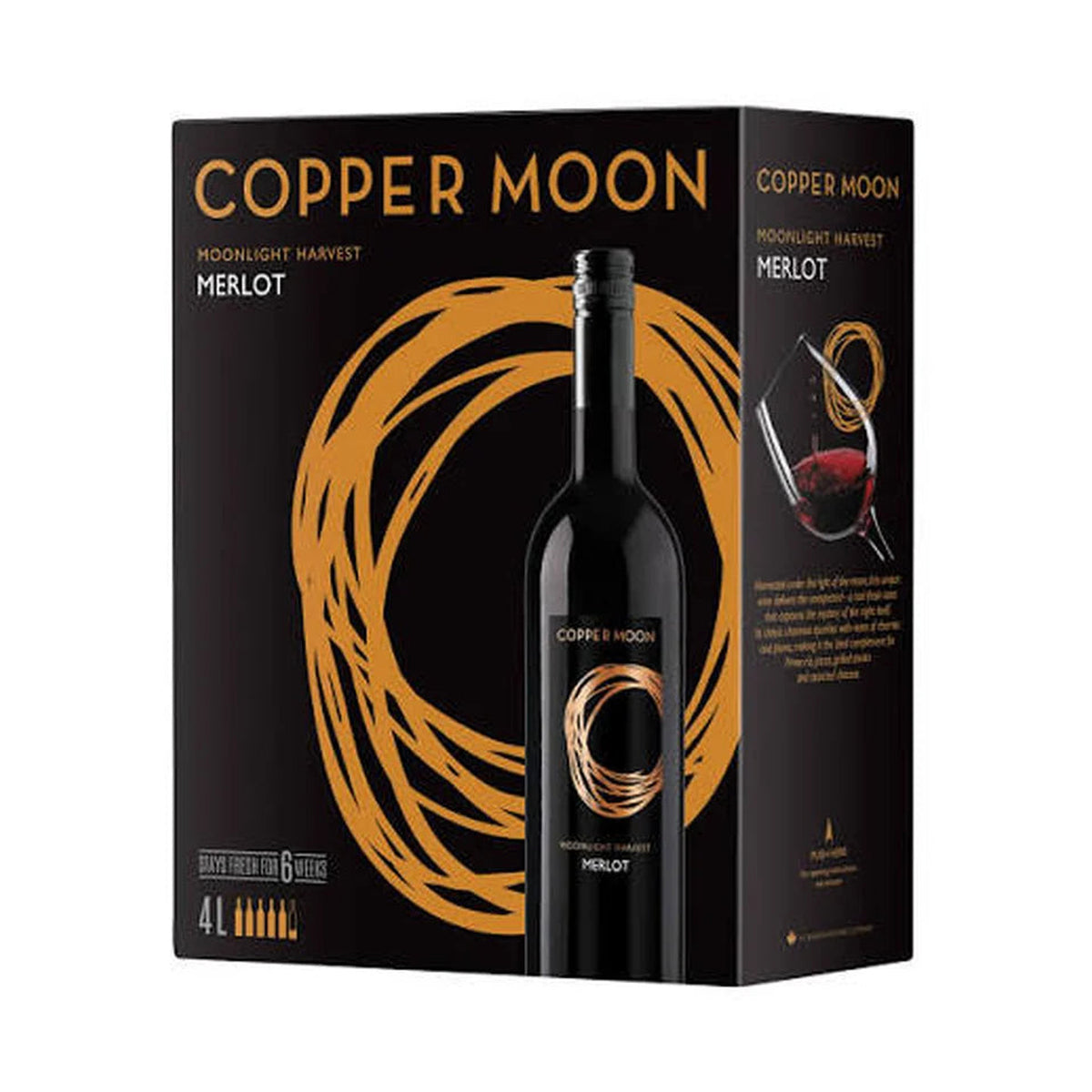 Copper Moon Moonlight Harvest Merlot Box 4 L