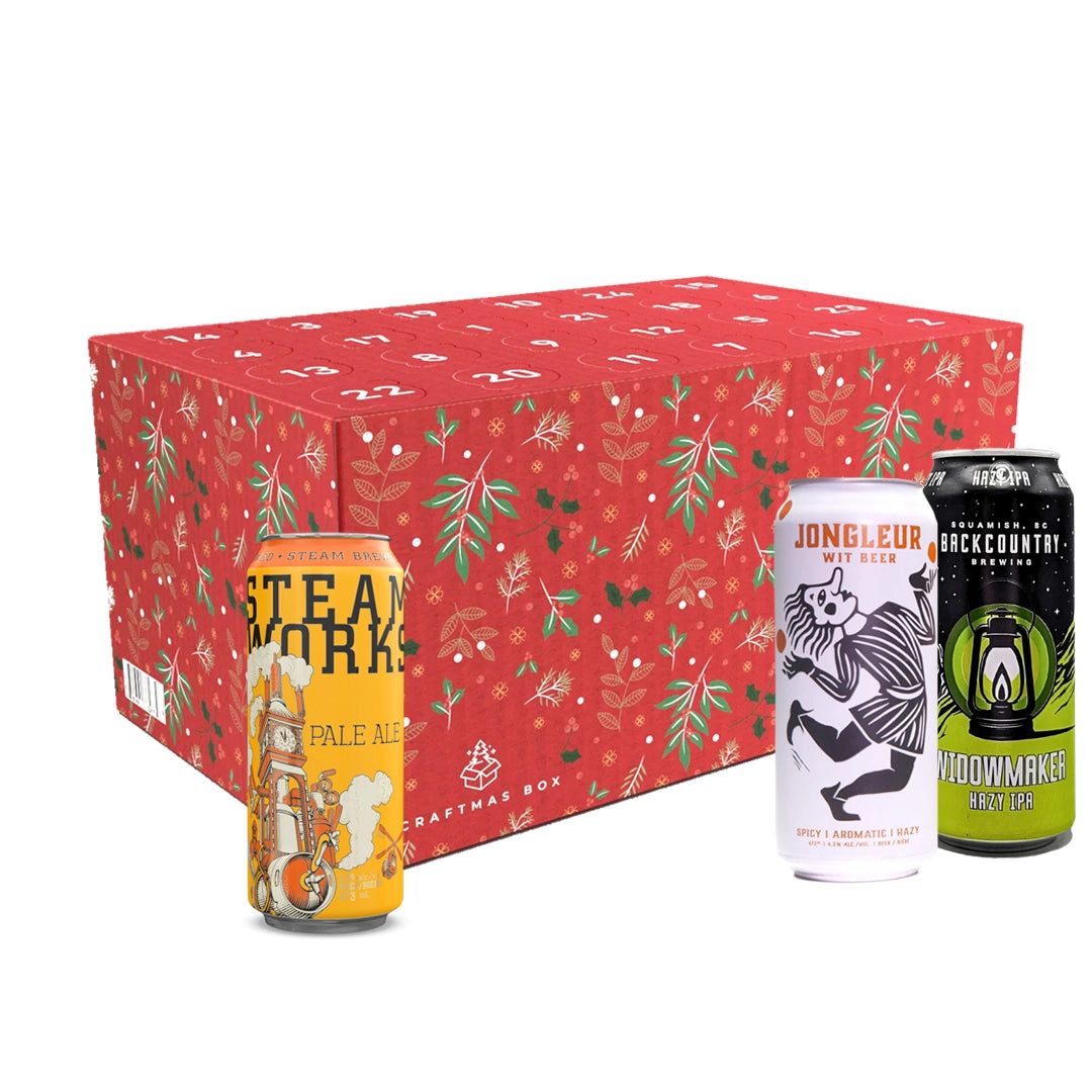 Craft Beer Advent Calendar 24 x Assorted Tall Cans