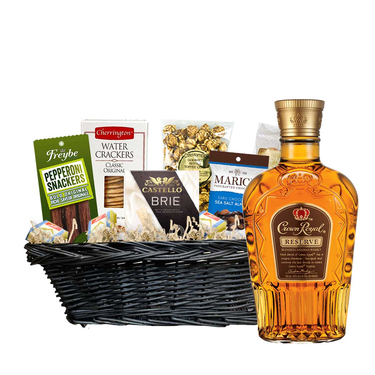 TAG Liquor Stores Canada Delivery-Crown Royal Reserve Whisky 750ml Corporate Gift Basket-spirits-tagliquorstores.com
