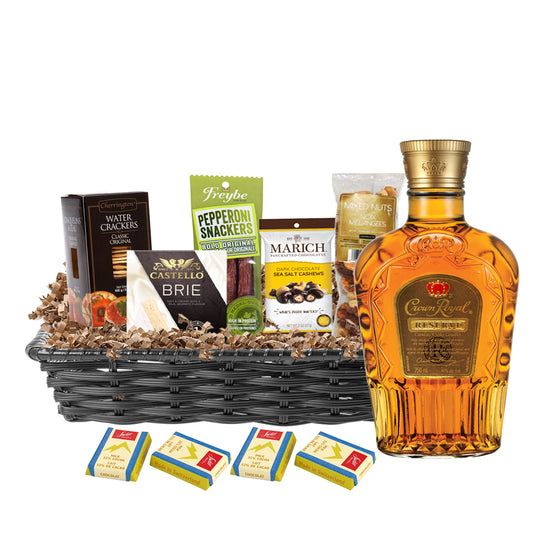 TAG Liquor Stores Liquor Gift Delivery Canada - Crown Royal Special Reserve Whiskey 750ml Gift Basket