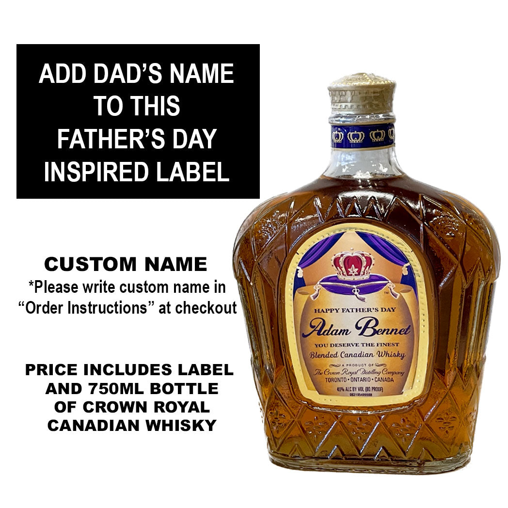 Personalized Crown Royal Whisky 750ml