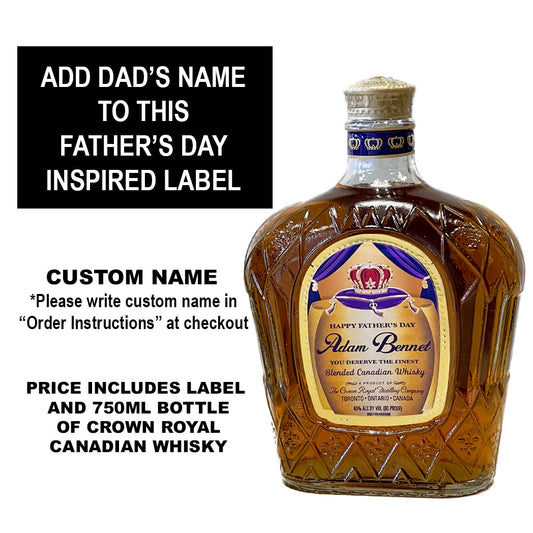 TAG Liquor Stores BC - Personalized Crown Royal Whisky 750ml-spirit