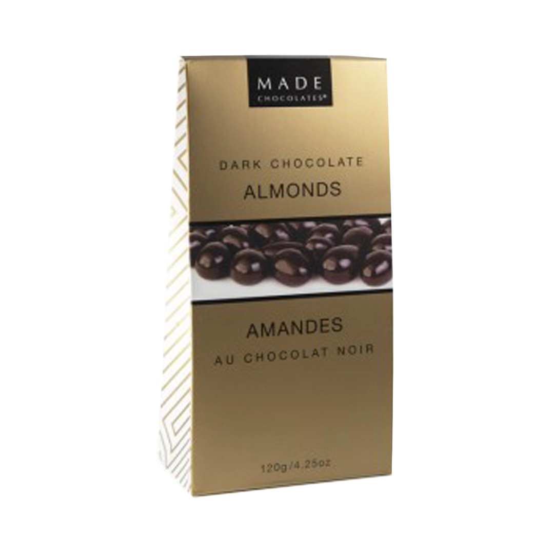 Made Chocolates Dark Chocolate Covered Almonds 120g