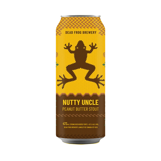 TAG Liquor Stores Liquor Gift Delivery Canada - Dead Frog Nutty Uncle Peanut Butter Stout Single Can