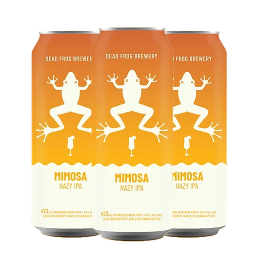 TAG Liquor Stores Liquor Gift Delivery Canada - Dead Frog Mimosa Hazy IPA 4 Can Pack