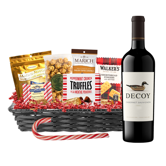 Decoy Cabernet Sauvignon 750ml Christmas Gift Basket