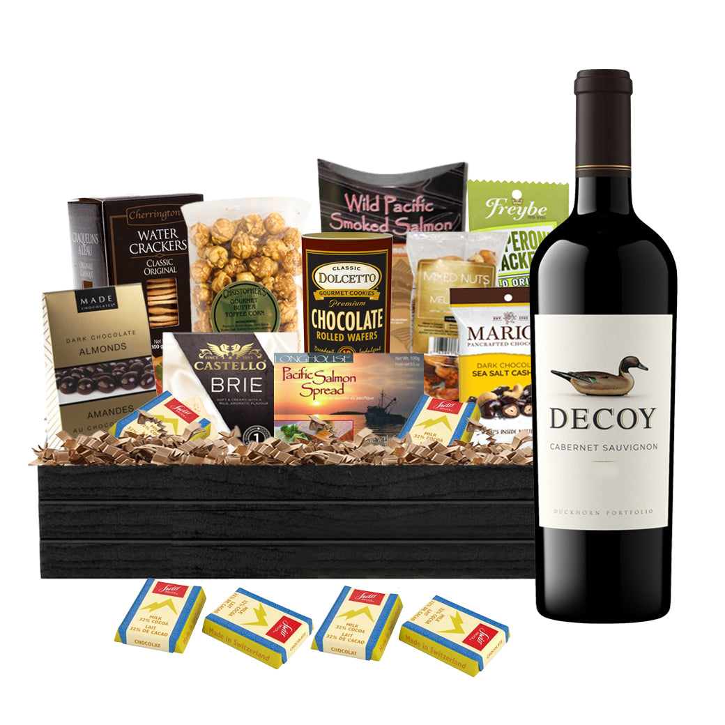 TAG Liquor Stores Liquor Gift Delivery Canada - Decoy Napa Valley Cabernet Sauvignon 750ml Gift Basket