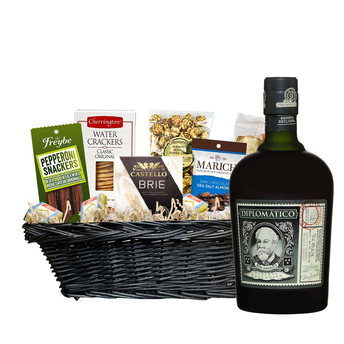 TAG Liquor Stores Canada Delivery-Diplomatico Reserva Rum 750ml Corporate Gift Basket-spirits-tagliquorstores.com