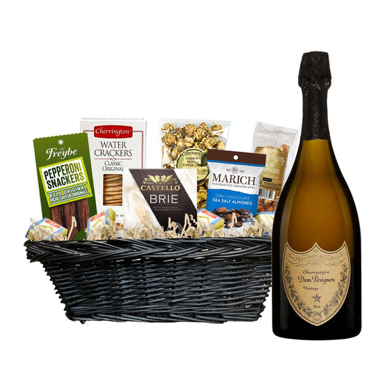 TAG Liquor Stores Canada Delivery-Dom Perignon Champagne 750ml Corporate Gift Basket-wine-tagliquorstores.com