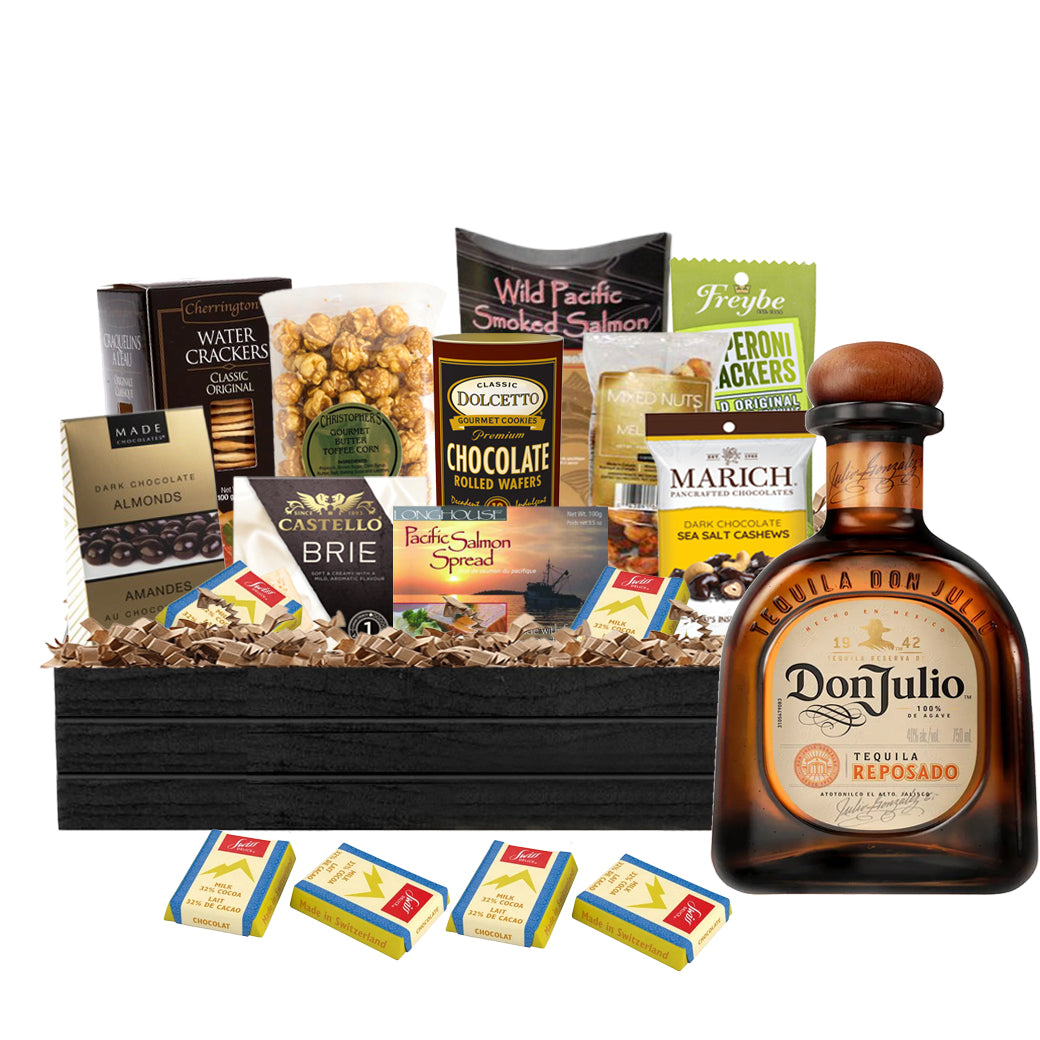 TAG Liquor Stores Liquor Gift Delivery Canada - Don Julio Reposado Tequila 750ml Gift Basket