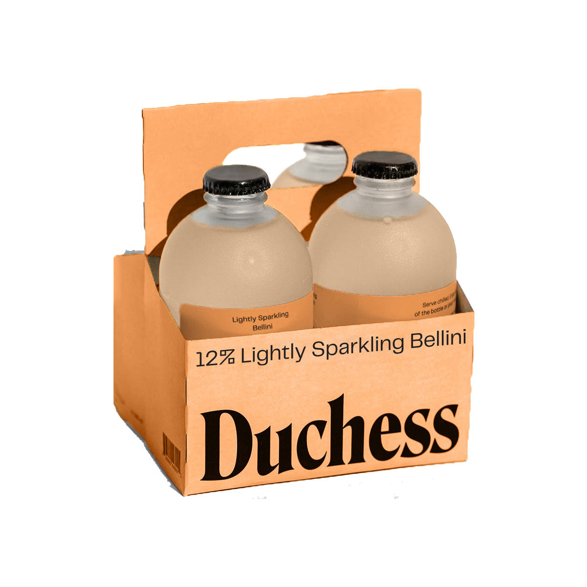 TAG Liquor Stores BC - Duchess Lightly Sparkling Bellini 4 Pack Bottles
