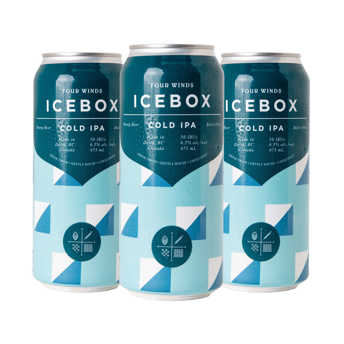 Cold Ipa Label Four Winds Brewing Icebox Cold IPA 4 Pack Cans – tagliquorstores.com