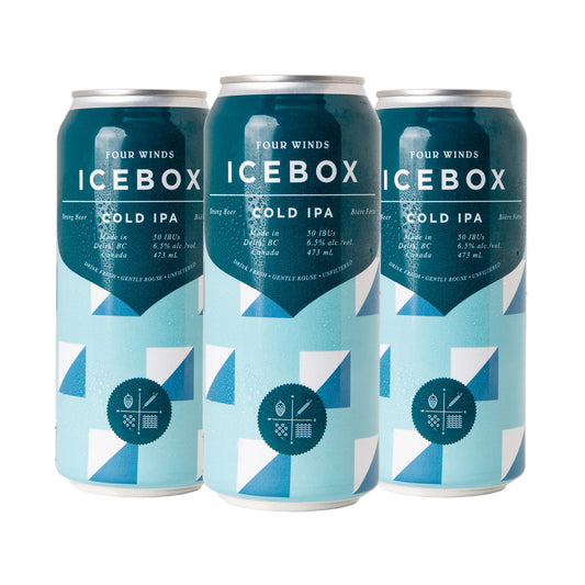 TAG Liquor Stores BC - Four Winds Brewing Icebox Cold IPA 4 Pack Cans