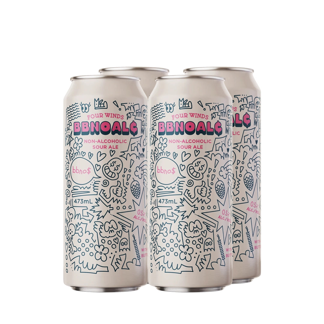 Four Winds Brewing Co BBNOALC Sour 4 Pack Cans
