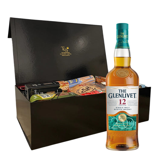 Glenlivet 12 Year Old Single Malt Scotch Whisky 750ml Prestige Gift Box
