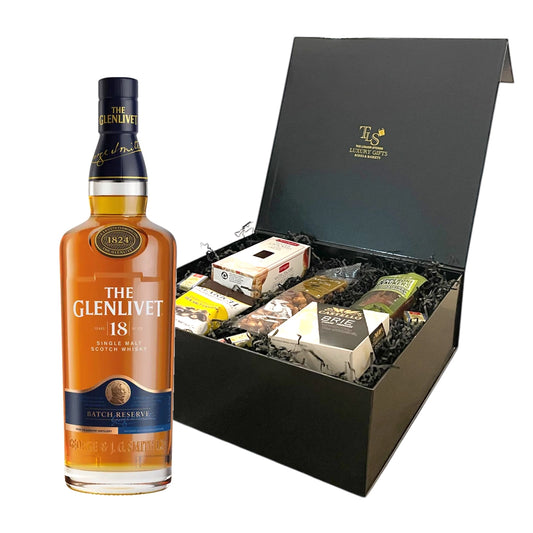 Glenlivet 18 Year Old Single Malt Scotch Whisky 750ml Signature Gift Box