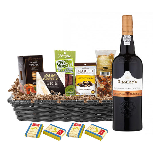 TAG Liquor Stores Liquor Gift Delivery Canada - Graham's Late Bottled Vintage Port 750ml Gift Basket