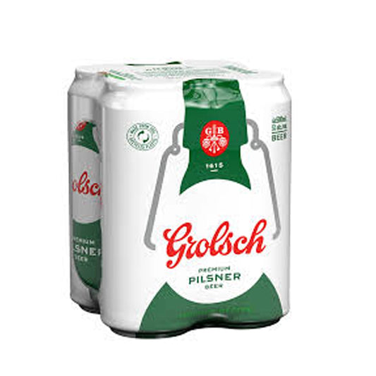 Grolsch Premium Pilsner 4 Pack Cans